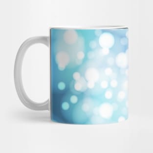 Bokeh snowflake lights Mug